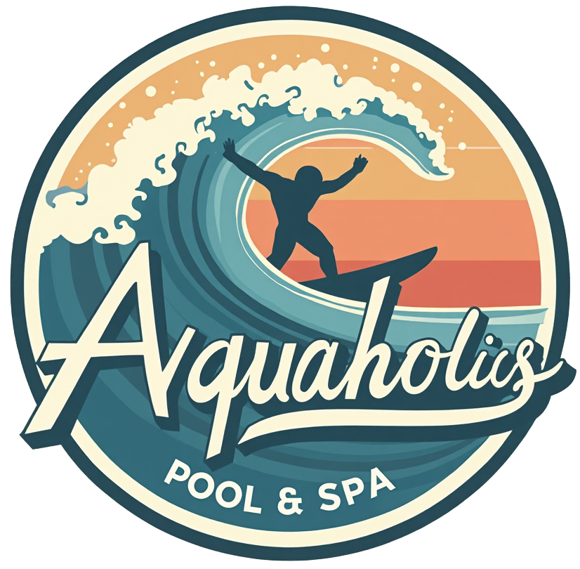Aquaholics Pool and Spa logo